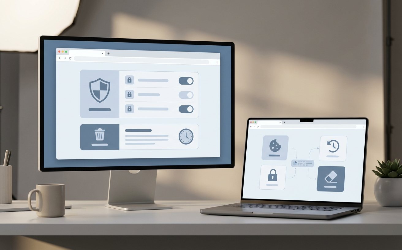 谷歌浏览器隐私与安全设置界面